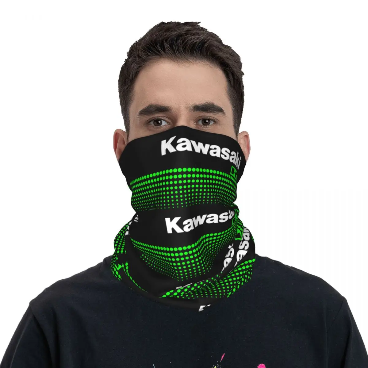 Bandana Racing S-Kawasakis-Moto Motorcycle Rider 2025 Trendy Running Cool Neck Cover Men Women Wrap Scarf