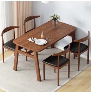 Luxury Dining Table Modern Wooden Rectangular Dining Tables Dining Room Furniture