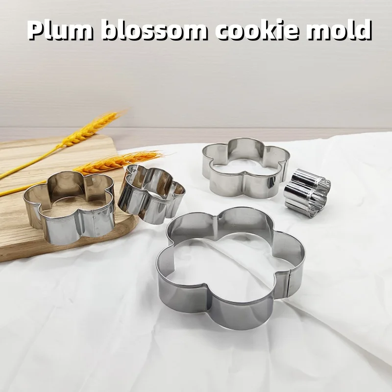 Stainless Steel Cookie Biscuit DIY Mold Star Heart Round Flower Shape Cutter Baking Mould Tools