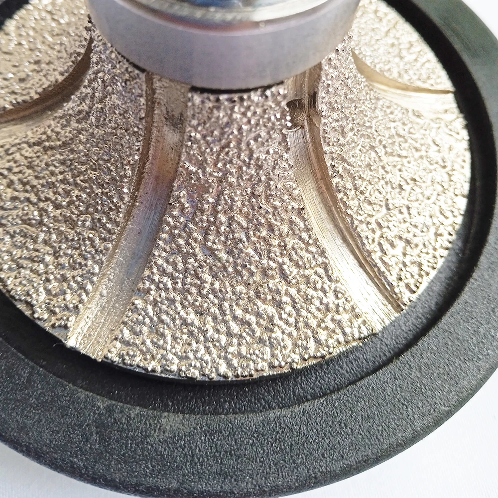 Punte per router manuali SDC brasate M14 Filettatura per mola Ruota brasata sotto vuoto Marmo Pietra di quarzo Pietra di marmo granito