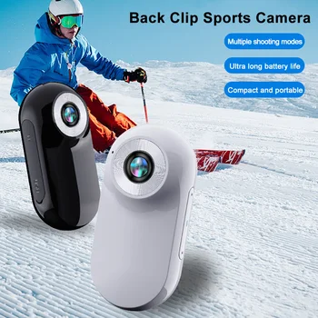 1080P Thumb Sports Camera Outdoor Mini LCD Screen 360 Rotating Bicycle Sports Camera Driving Recorder Pet Collar Camera