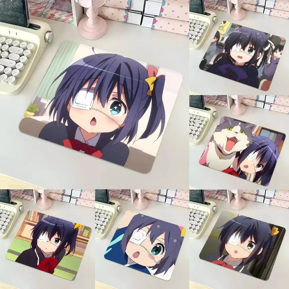 1pc Cartoon Character Rikka Takanashi Sanae Yuuta Small Mousepad Keyboard Pad Laptop Cushion Non-slip Deskpad
