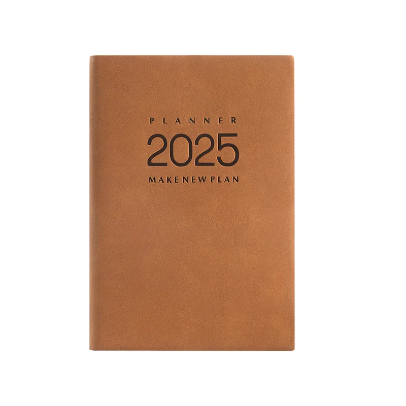 2025 English Calendar Book 365 Days Daily Planner Weekly Planner Book A5 Notepad weekly organizer agendas  school