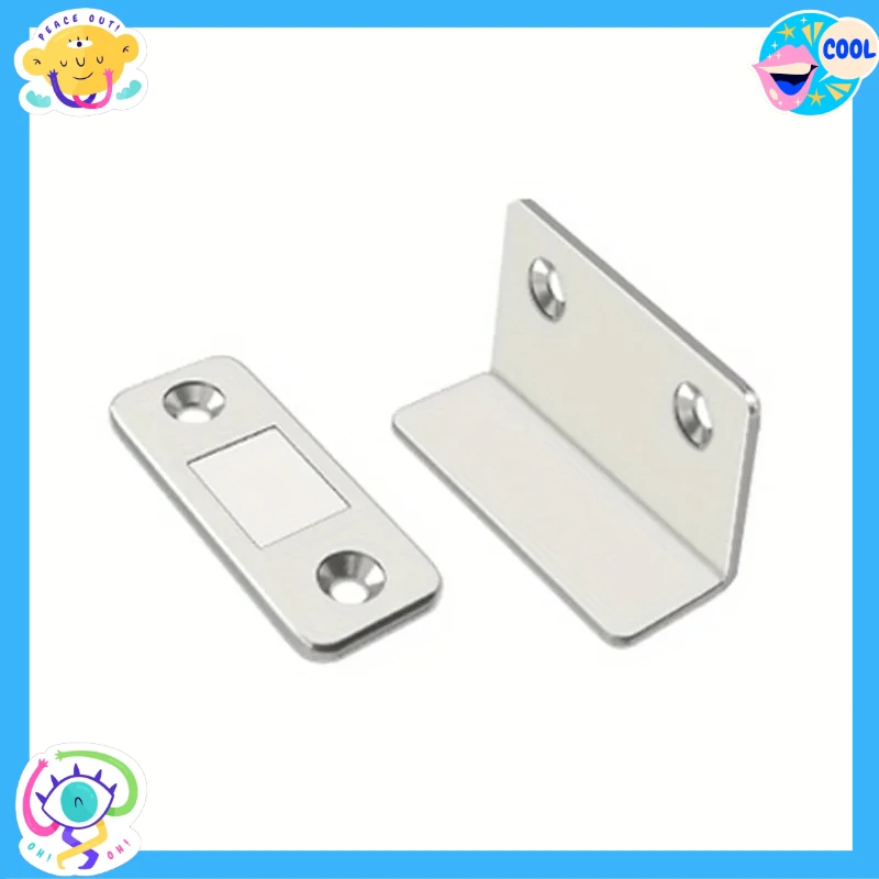 Pestillo magnético para puerta, fuerte adherencia invisible, montaje sin taladro, liberación perfecta, ideal para gabinetes, puertas correderas