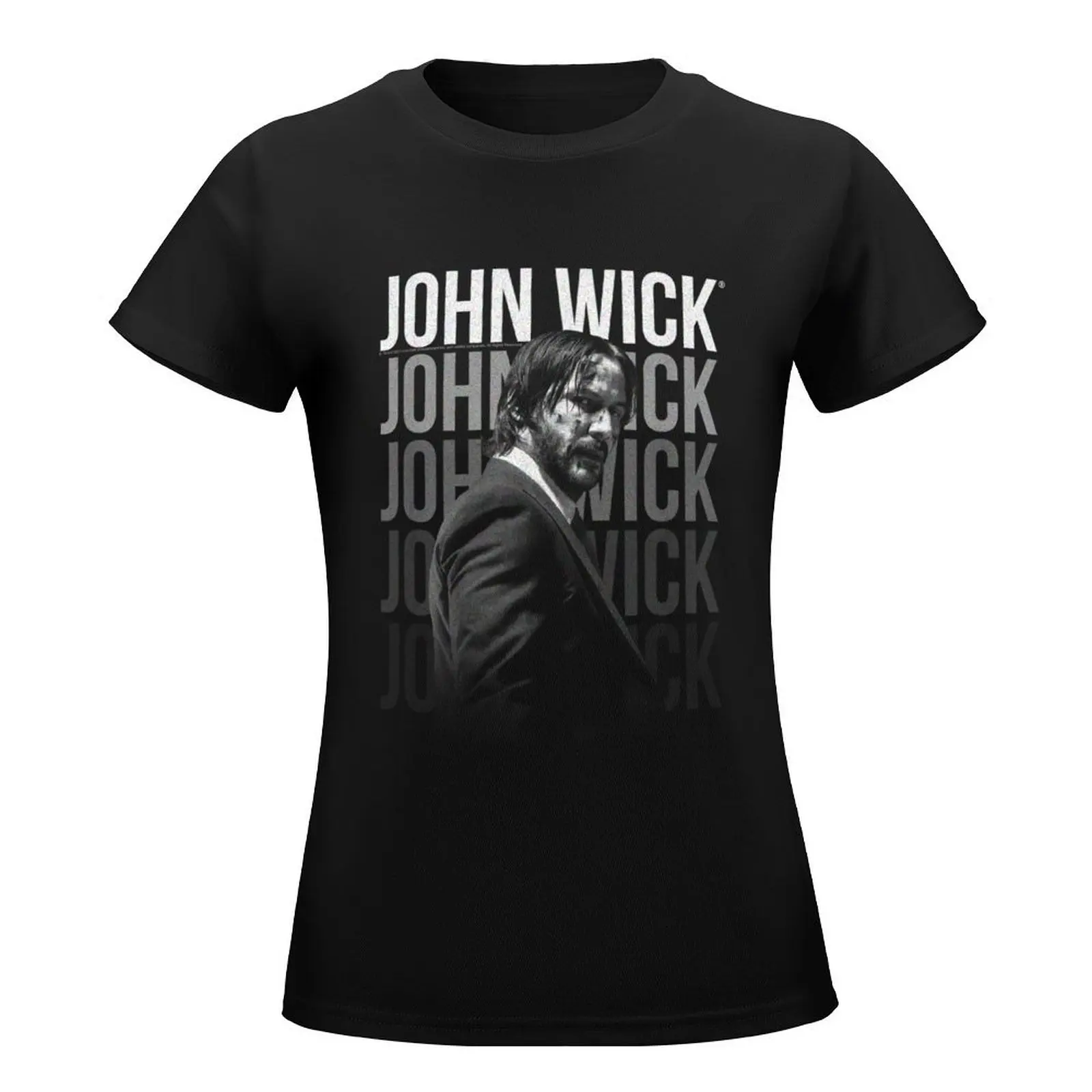 John Wick T-Shirt anime clothes Aesthetic clothing shirts graphic tees t-shirt dress for Women graphic