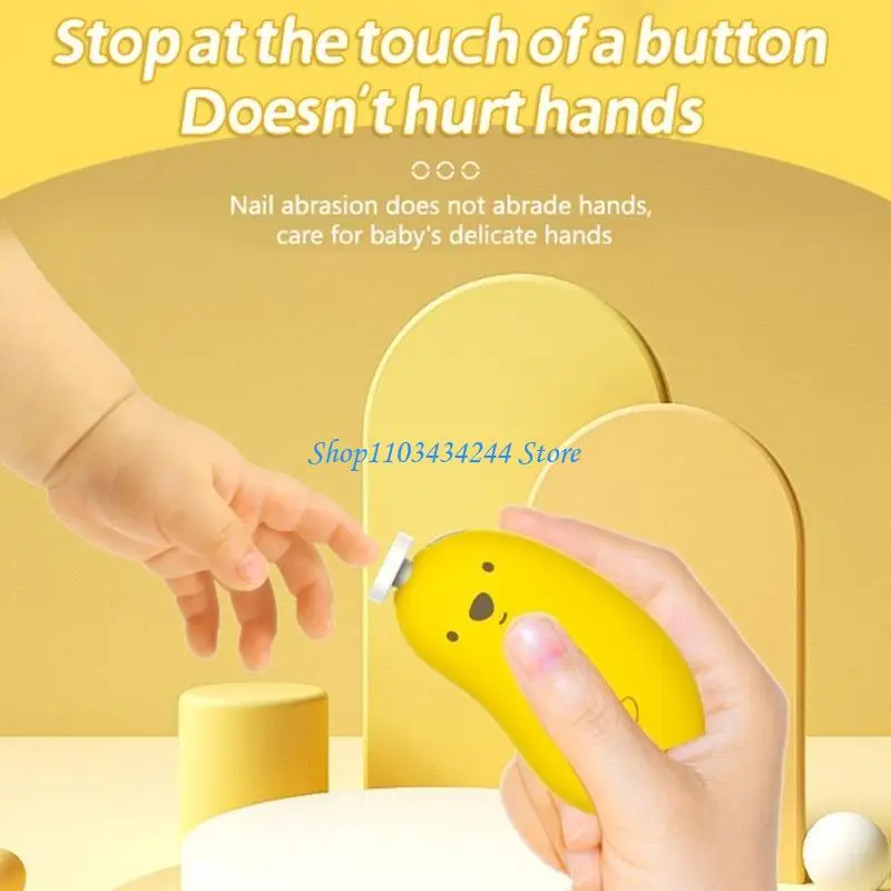ماكينة تشذيب أظافر الأطفال الصغار الكهربائية مع خيار ملف متعدد، ترقيات مانيكير الرضع المريحة والهادئة لأظافر الأطفال #1