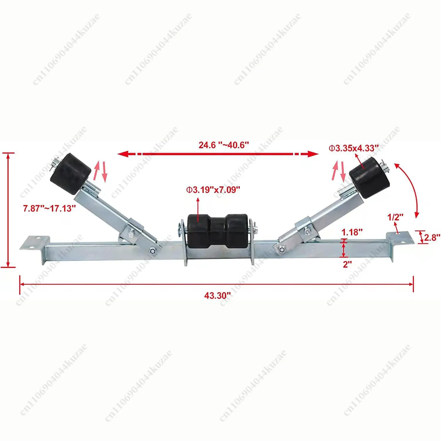 Trailer Roller Stand Set, Australian and European Style, Tire Support and Maintenance Stand
