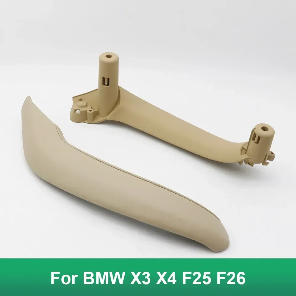 Left Right Car Interior Passenger Door Handle with Handle Outer Cover Trim Assembly Replacement For BMW X3 X4 F25 F26