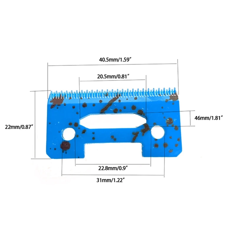 2-Hole Hair เครื่องตัดใบมีดเซรามิคสำหรับ 8148 Dropshipping