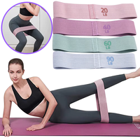 Elastic Workout Bands Anti-Slip Squat Expander Bands Portable Glute Thigh Elastic Bands Yoga Gym Equipment