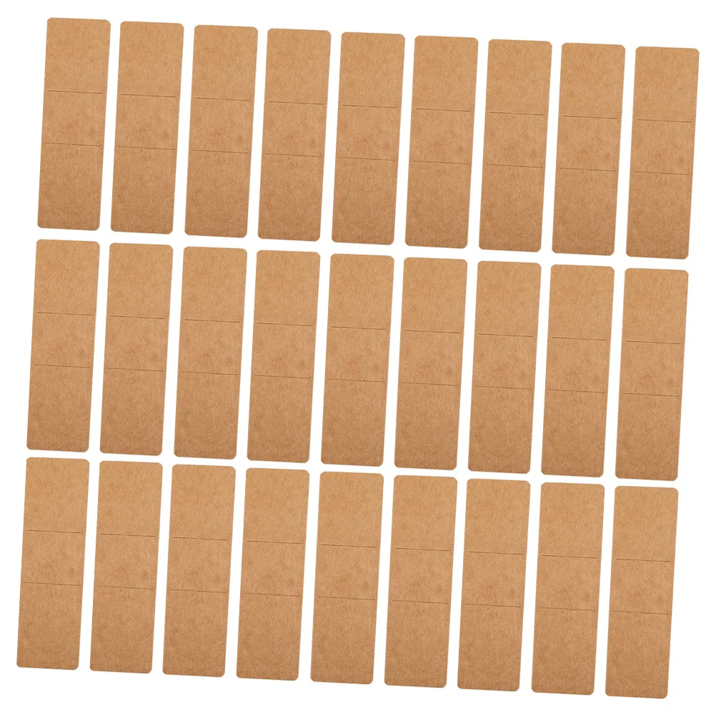 

30pcs Bookmark Sleeves Vintage Display Cards For Diy Craft Recyclable Protective Office Supplies Bookmark Storage Organizer Book