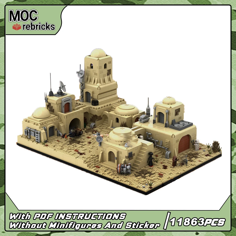 MOC-57891 Building Block Palace Architecture City Streetscape Series DIY Model Education Assemble Bricks Puzzle Toys Kids Gift