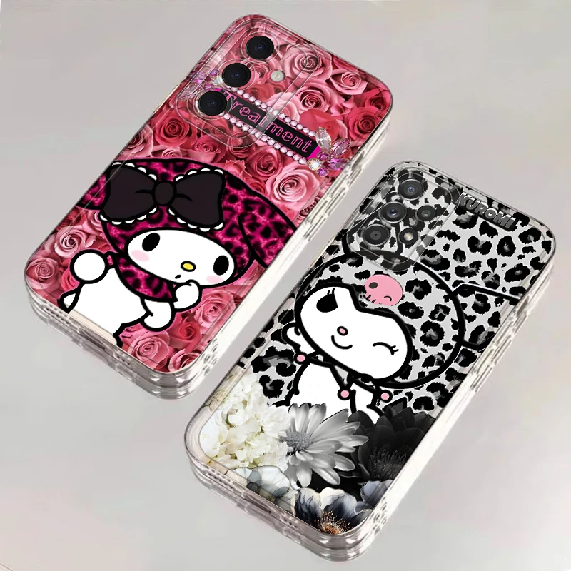 漫画風可愛いクロミ ソフトカバー 携帯ケース Samsung Galaxy S24 S25 Edge S21 Note 20 Ultra 10 S22 FE S20 Plus S23 Ultra対応