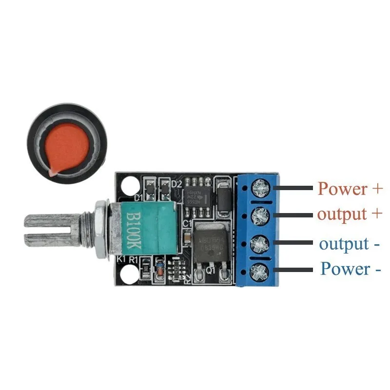 5V 12V 16V 10A Spannung Regler PWM DC Motor Speed Controller Gouverneur Stufenlose Geschwindigkeit Regler LED Dimmer power Controller – Detail 1