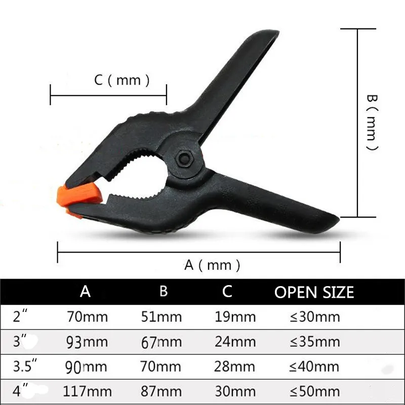 10Pcs/set 2/3/3.5/4 Inches Background Clip Photo Studio Accessories Light Photography Background Clips Backdrop Clamps Peg