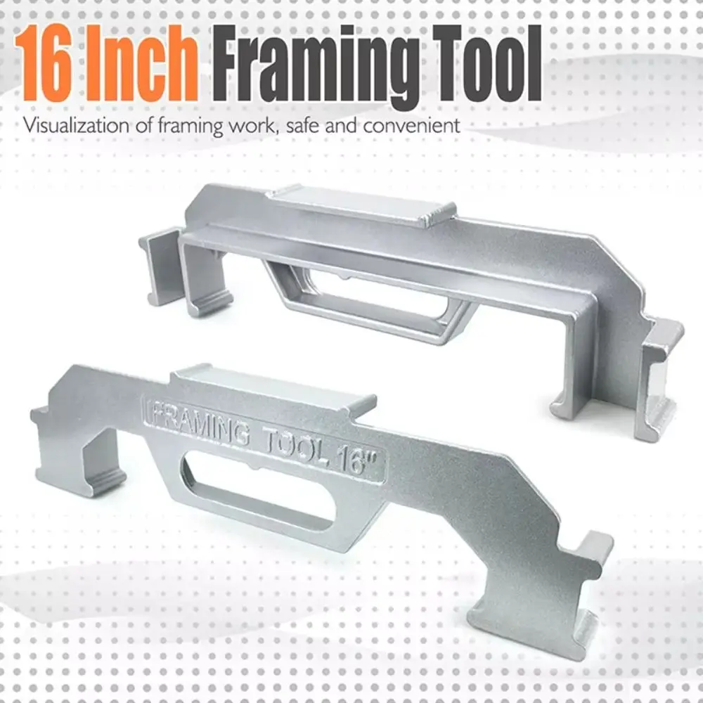 Center Stud Layout Framing Spacing Positioning Jig 12-16 Inch Wall Accurate Measurement Wall Stud Framing Tool Convenient