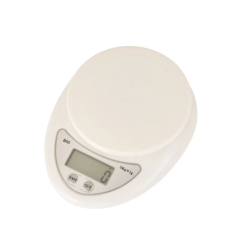 

Mini Electronic Scales Steelyard Portable Digital Scale LCD Kitchen Scales 5kg1g Food Balance Measuring Weight
