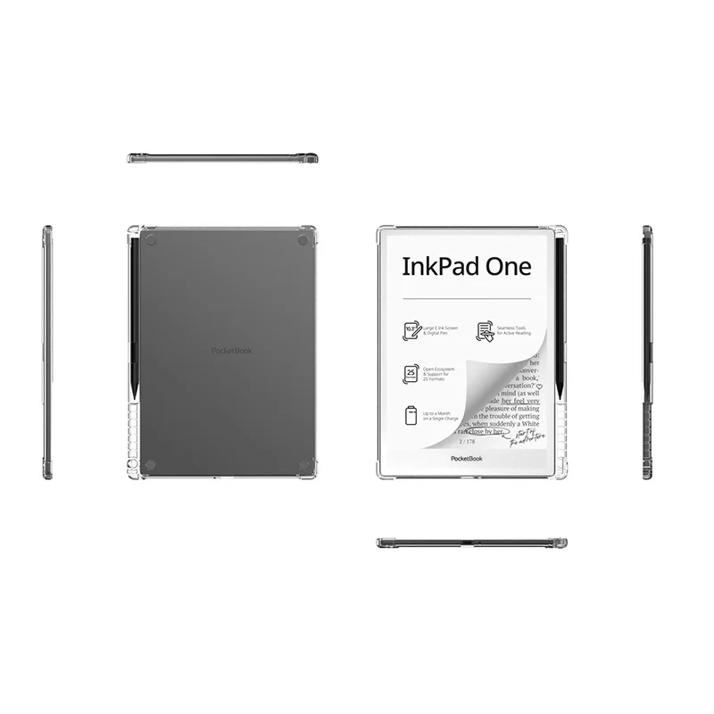 Clear Airbag TPU Case For PocketBook InkPad One 10.3
