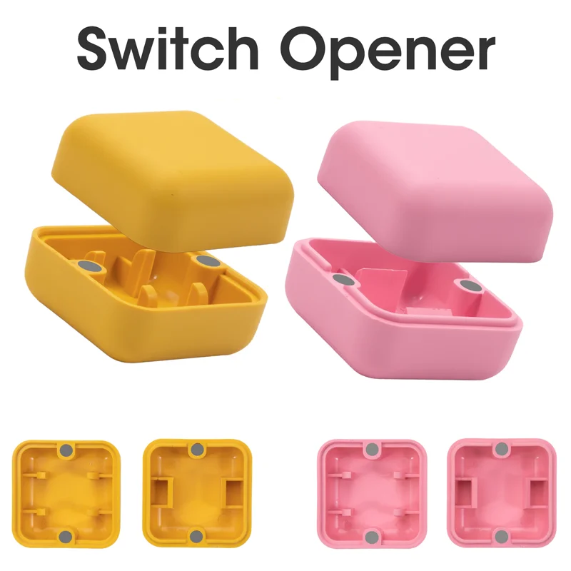 Magnetic Switch Opener For Mechanical Keyboard Switch 5-Sided Sublimation Cherry Gateron Box Pink Yellow Red Blue