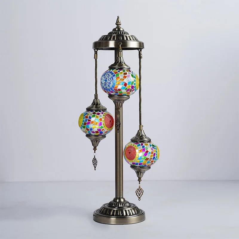 Modern Aesthetics Colored Glaze Floor Lamps Designer Bedside Table LED Standing Light Homestays Atmosphere Home Decor Desk Lamp