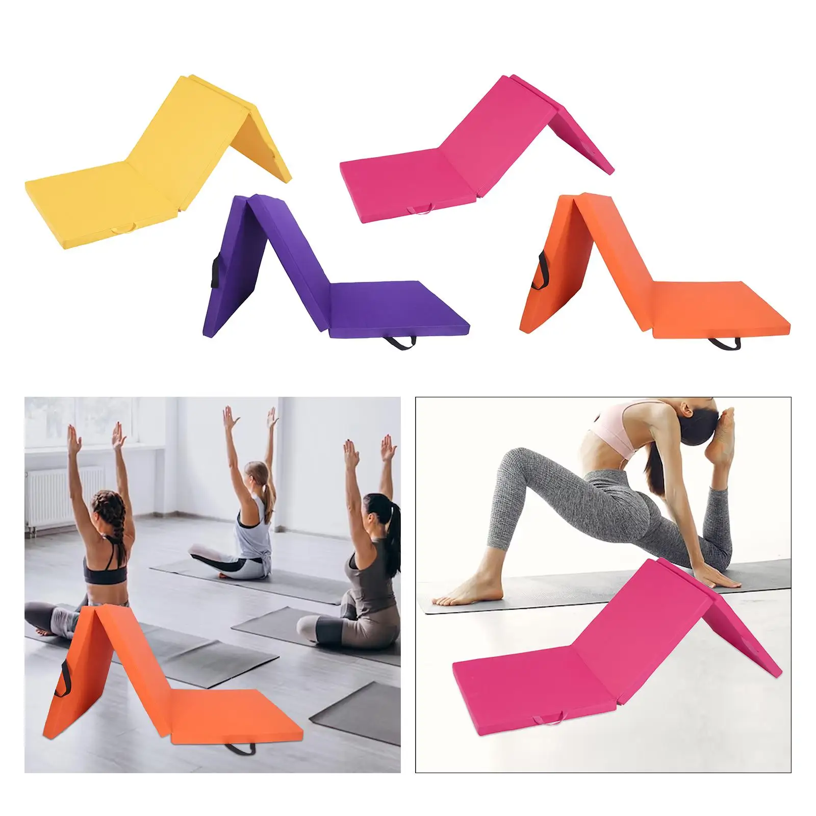 Estera de ejercicio plegable Estera de yoga plegable Estera de yoga Estera de ejercicio para gimnasia