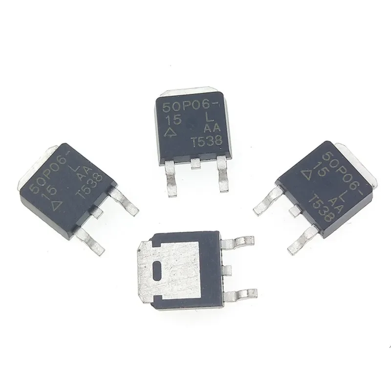 10 teile/los SUD50P06-15L 50P06-15L MOS 50A 60V PNP ZU-252