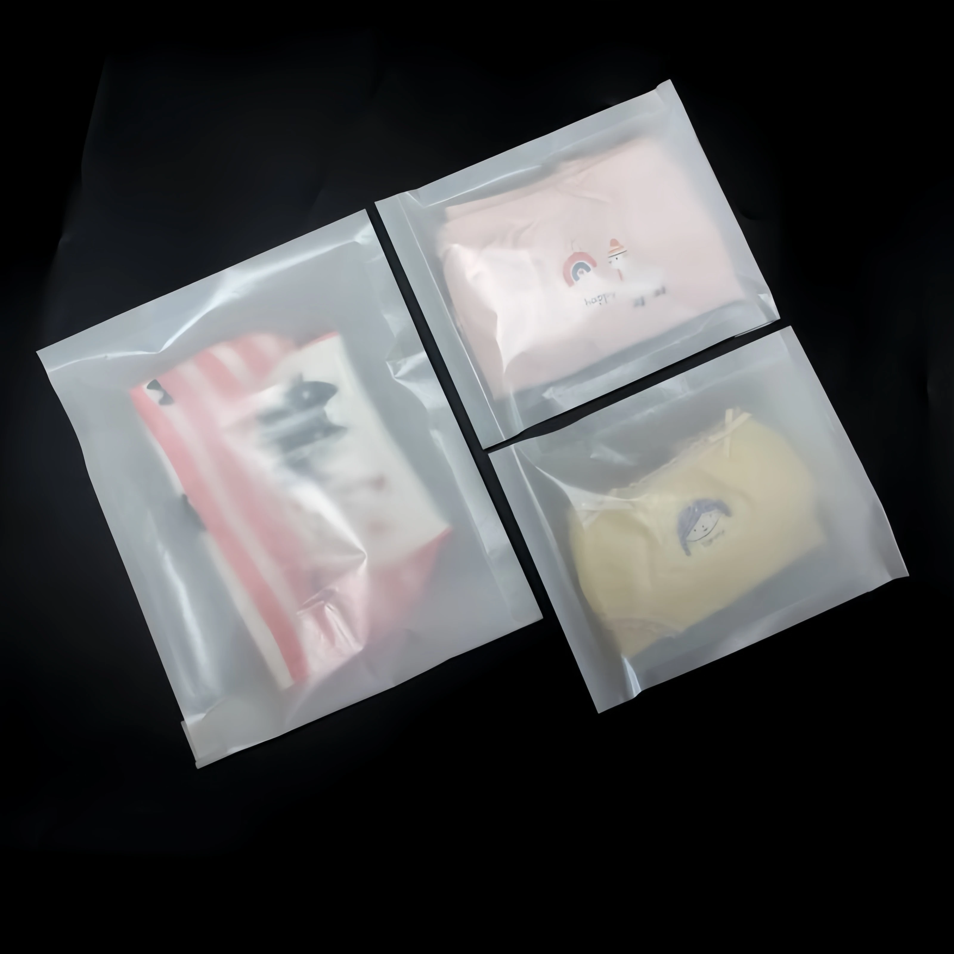LPZHI, 50 Stück Pergaminpapier-Klebebeutel für Süßigkeiten, anpassbare umweltfreundliche Verpackung, Lebensmittelgeschenke, Stoff, Kekse, Juwel – Detail 4