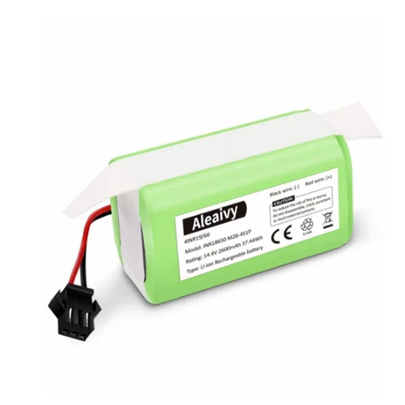 14.4V 2.6Ah Li-ion battery for Cecotec Conga Excellence 950 990 1090 Ecovacs Deebot DN621 601/605 Eufy RoboVac 35C Panda i7 V710