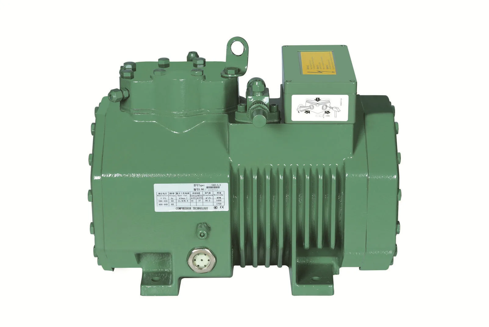 Hot sale R404a 20HP semi-hermetic compressor 4NES-20Y