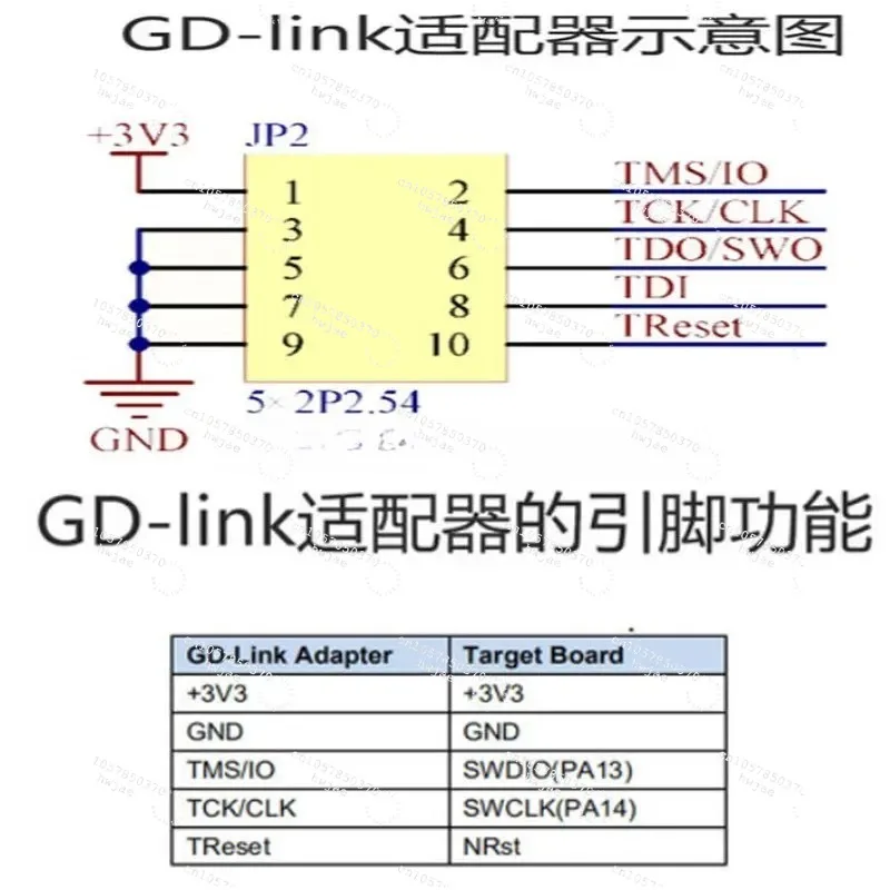 For Original GD-LINK Programmer, Gdlink Emulator, Debugger, Downloader, Zhaoyi Innovation GD32F Programmer