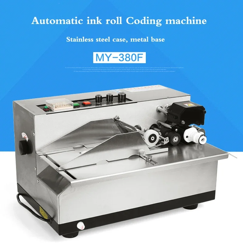 MY-380F Ink Roll Coding Printer Machine Card Print Produce Date Printing Machine Solid Ink Code Printer 220V 1PC