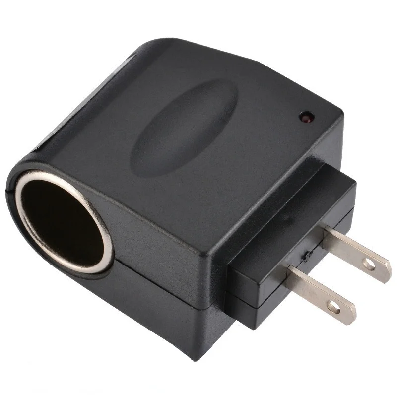 Super Qaultiy Car Cigarette Lighter Wall Power Socket Plug Adapter Converter 220V AC To 12V DC EU US Plug