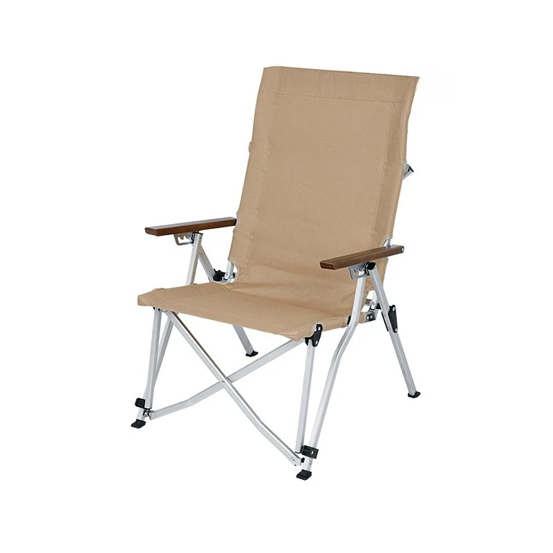 

Portable four-speed adjustable chair, camping backrest camping aluminum alloy folding chair