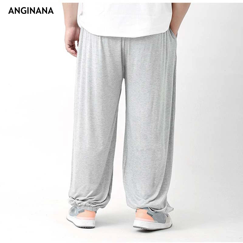 Summer Plus Size 12XL 180KG Men\'s Pants Pocket Large 6xl 8xl 10xl Loose Big Elastic Sports Blue Grey Pants 50 52