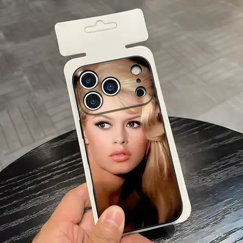 Hot B-Brigitte B-Bardot Phone Case For IPhone 17 Air 16 E Pro Max 15 14 13 Mini 12 Pro 11 Max Plus Black Soft Shell