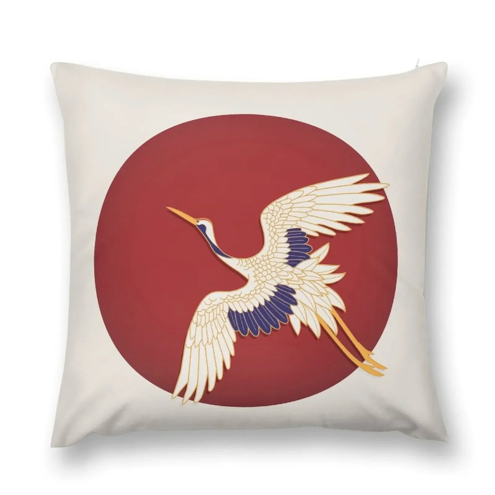 

Crane of Happiness Throw Pillow Christmas Throw Pillows Covers Decorative Cushion Cover Custom Cushion Sofa Cushion Cover pillow