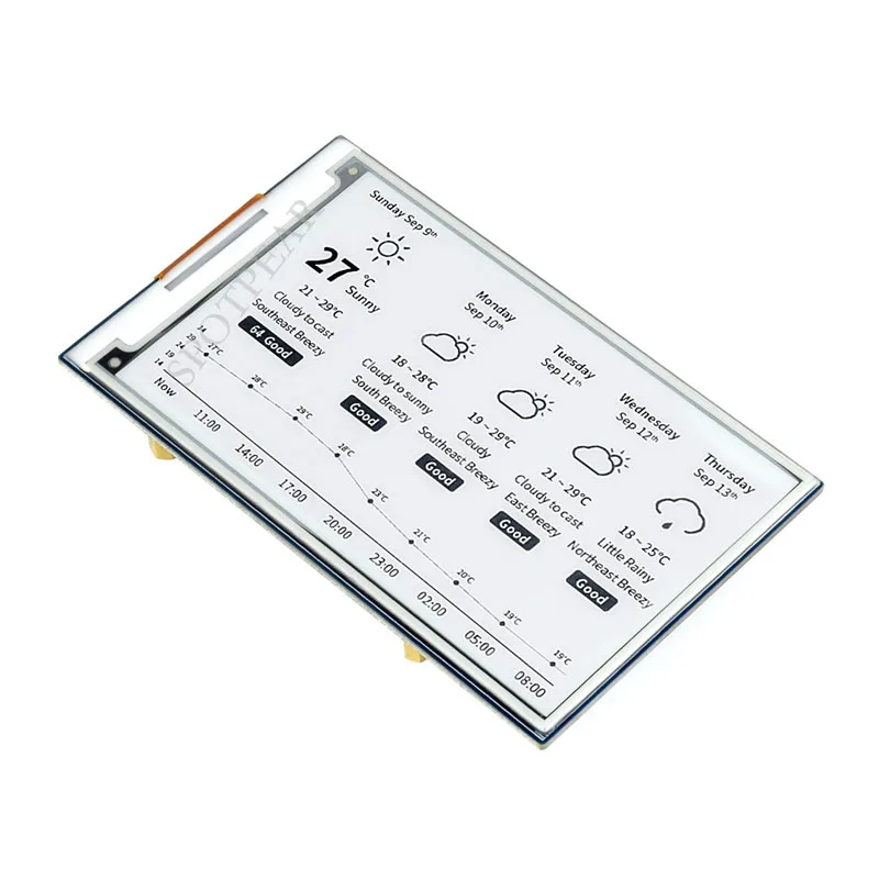 Imagem -03 - Raspberry pi E-link Display Screen Módulo E-paper Preto e Branco 800x480 Apto para Arduino Stm32 Jetson 426 Polegadas