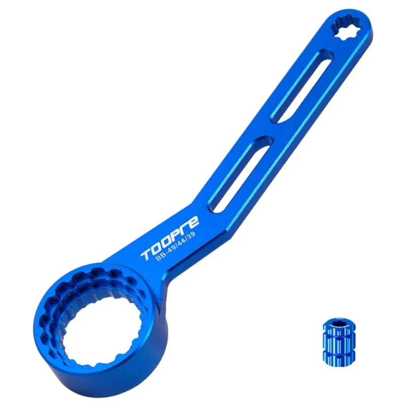 G92F Aluminum Alloy BB-Wrench 39mm/41mm/44mm/46mm/49mm 6 in 1 Hollow Central Axle-Wrench for BB-R9100 MTB-Road Bike