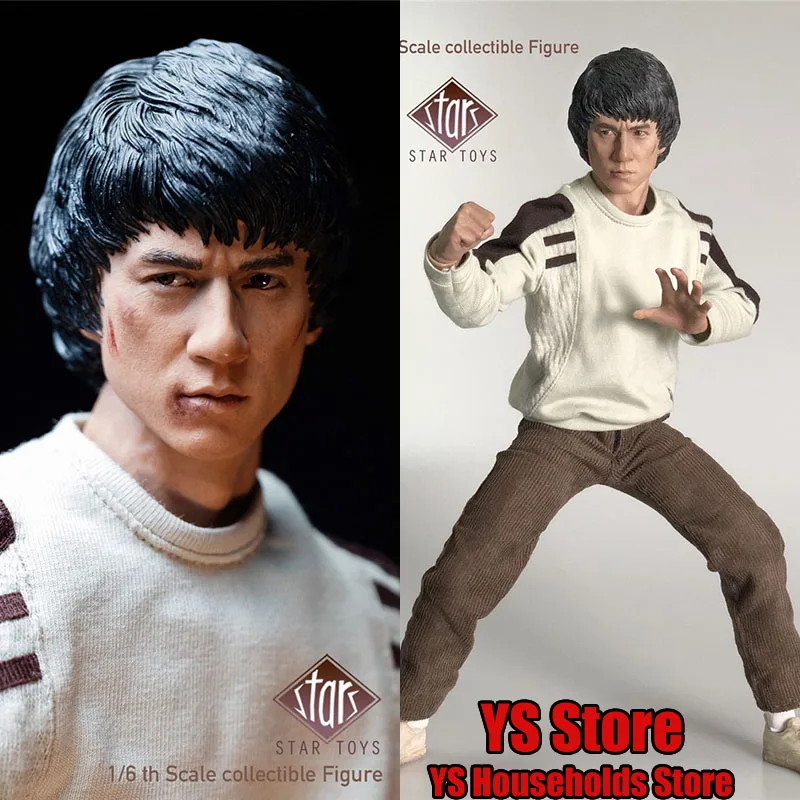 Star Toys STT-001 1/6 Jackie Chan Movable Man Action Figure Police Story Chen Sir Delicate Mini 12