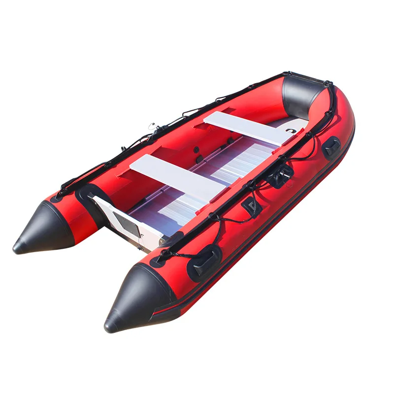 2-5 أشخاص سميكة PVC قوارب مطاطية قابلة للنفخ للتحكم في الفيضانات الإنقاذ الاعتداء لوازم الصيد البحرية