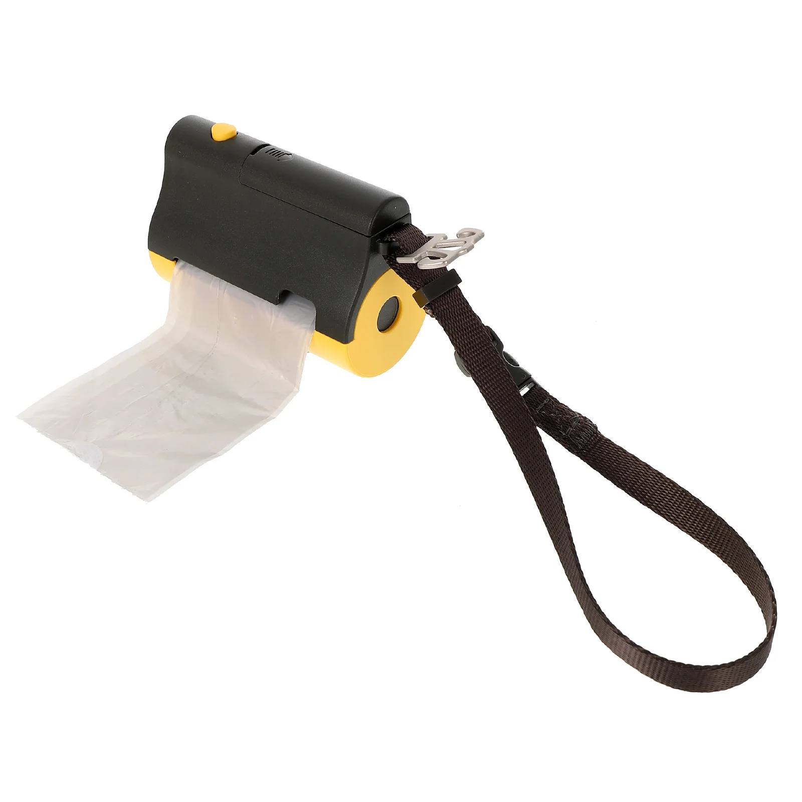 Pet Garbage Bag Dispenser Portable Dog Poop Bag Holder Outdoor Pet Waste Box Lightweight Easy Pickup Holder with LED Flashlight