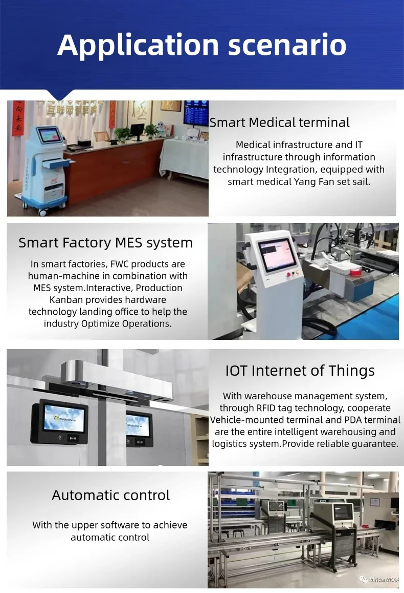 VINCANWO Best-Selling VEPC 10.4 Inch Industrial All-In-One Panel PC Celeron Dual Core 4+ 64G DDR3 RAM VGA Touch Screen