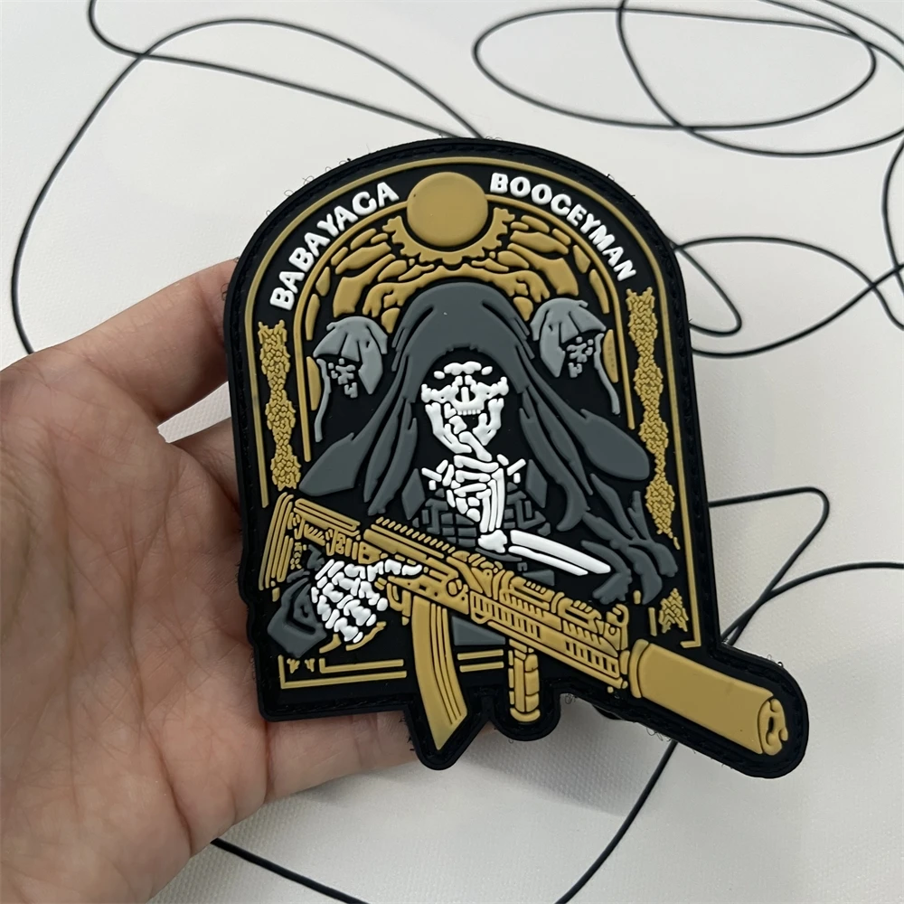 

Russian Nightmare Morale Tactical Patch 3D PVC Hook and Loop Emblem Military Badge Combat Armband Backpack Stickers