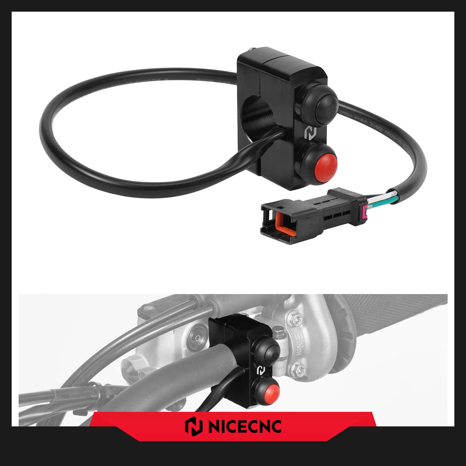 

NICECNC For 2025 2024 GasGas EC 300 EC 250 EX EC MC 250 300 250F 350F 450F ES EW Motorcycle Engine Start Kill Stop Switch Button