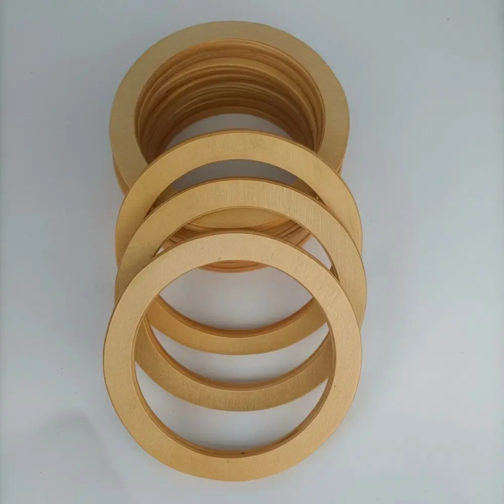 Handcraft Wooden Handbag Handles Round DIY Purse Handles Bag Handle