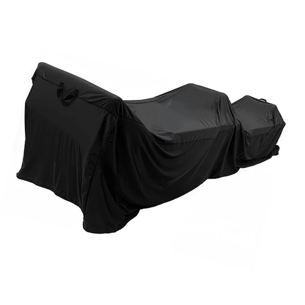Cover For Pilates Reformers 240 X 78 X 56 Cm Black 420D Oxford Fabric With Stretchable Edge 2 Handles Drawstring Seal
