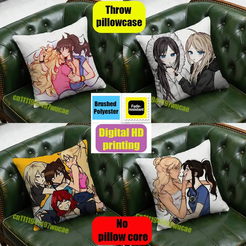 For C-Class of 09 Nicole Jecka Emily Ari Throw Pillow Case 30cm 40cm Car Custom Square Pillowcase Pad Cushion Cover