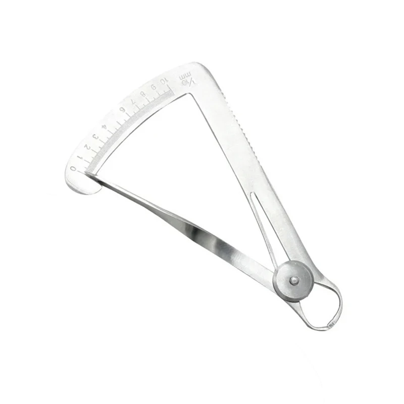 

Стоматологический ортодонтический штангенциркуль, линейка для восковой коронки, измерительный прибор из нержавеющей стали 0-10 мм, стоматологические хирургические инструменты, инструменты