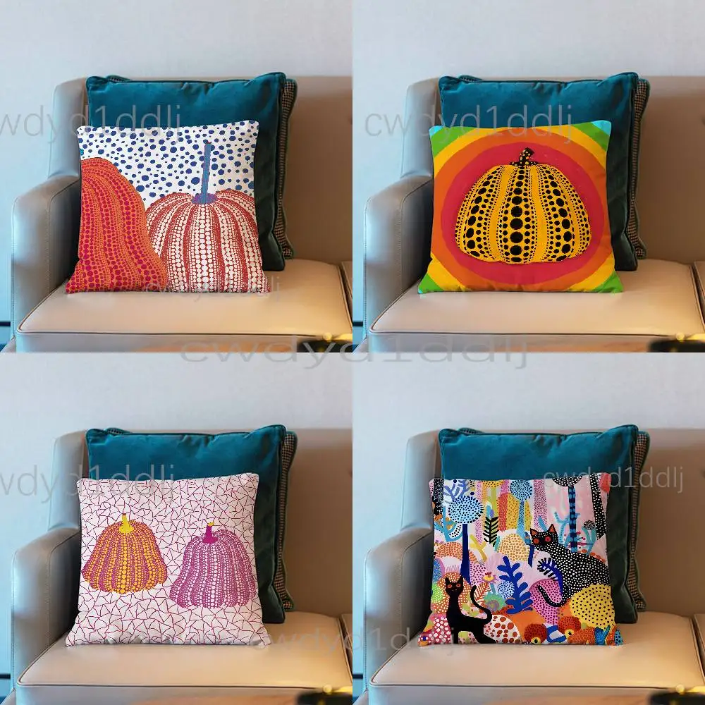 

Y-Yayoi Art K-Kusama Pillowcases Cute Funny Pillow Case For Wedding Party Home Decor Comfy Pillow Cover