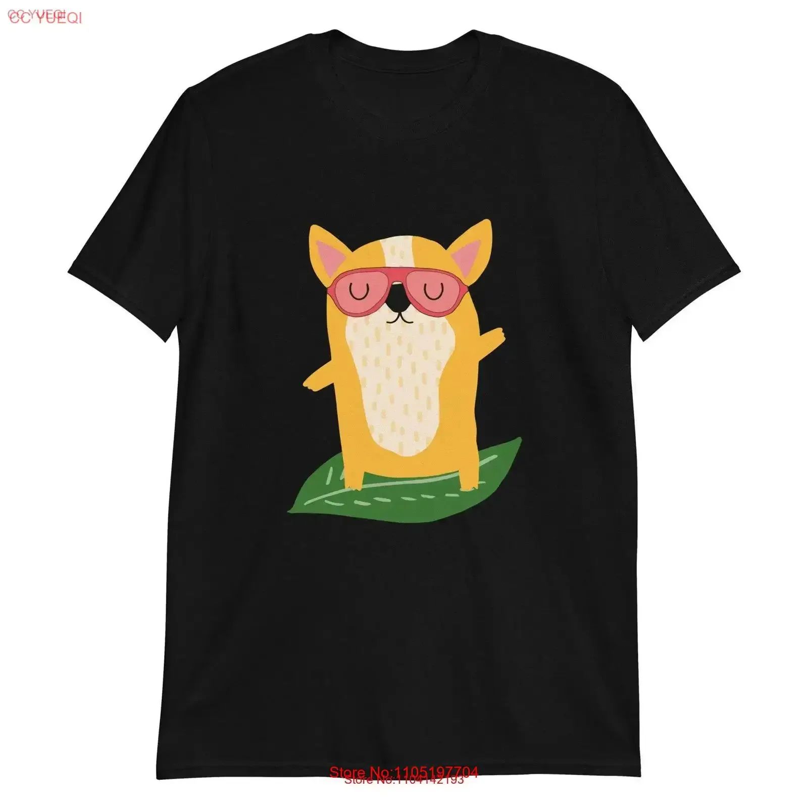 

Corgi T Shirt Hipster Dog Surfing Funny Lover For Dad Mom vintage Washed streetwear graphic Unisex designer clothes
